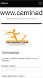 Mobile Screenshot of caminadoras.net