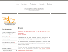 Tablet Screenshot of caminadoras.net